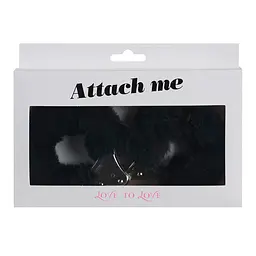 Наручники з плюшевою обробкою Love To Love ATTACH ME Black Love To Love SO1402 94914 - мініатюра 2