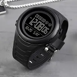 Наручний годинник чоловічий 1674 All Black Skmei acs0030633 - мініатюра 5