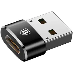 Перехідник USB 2.0 AF to USB-C black Baseus (CAAOTG-01)