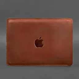 Шкіряний чохол BlankNote для MacBook 15-16 Світло-коричневий - мініатюра 3