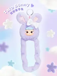 Колекційна м'яка іграшка з кільцем Tangle x Cimmy Fluffy Bunny Taro (HWTANGLE01S01-PC05) - мініатюра 3