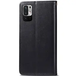 Чохол-книжка GETMAN Gallant [PU] для Xiaomi Redmi Note 10 5G / Poco M3 Pro [Black] [59754] - мініатюра 2