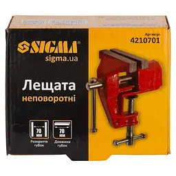 Лещата Sigma неповоротні 70мм для дрібних робіт (4210701) - мініатюра 8