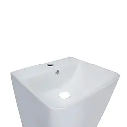 Умивальник підлоговий Qtap Tern 440x380x830mm White QT1711G302WN, Білий - мініатюра 4