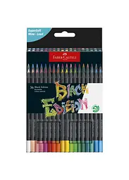 Набір олівців 36 кол. FABER CASTELL тригранні чорні (116436) - мініатюра 1