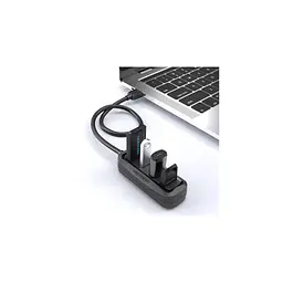 Концентратор Vention USB 2.0 to 4xUSB 2.0 0.15m black (VAS-J43-B015) - мініатюра 6