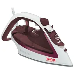 Праска Tefal FV 5714 сток 2600 Вт, дурилієва підошва, паровий удар 190 г/хв, кабель 2 м 1 шт. червоний (28110-IS)