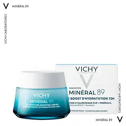 Легкий крем для всіх типів шкіри обличчя Vichy Mineral 89 Light 72H Moisture Boosting Cream 50 мл - мініатюра 9