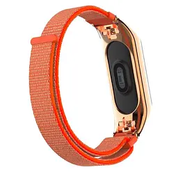 Нейлоновий ремінець Primo для фітнес-браслета Xiaomi Mi Band 3 Orange - мініатюра 4