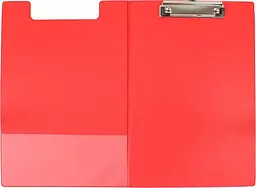 Папка-планшет з затиском А4 PVC червона 4-258-01 03110411 4Office