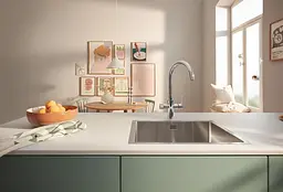 Змішувач для кухні з підключенням питної води Grohe Blue Pure BauCurve 30580000 Хром - мініатюра 3