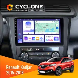 Штатна магнітола Renault Kadjar 2015-2018 Cyclone C9-011 4x64, DSP Cyclone (НФ-00007107)