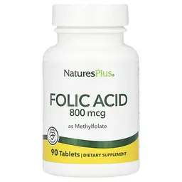 Фолієва Кислота Folic Acid 800 мкг - 90 таблеток
