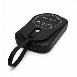 Портативна магнітна батарея 10000 mAh 15W XON PowerBank Magnetic (YC2X2 5583) Чорна - мініатюра 4