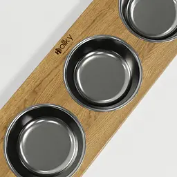 Hollky Base Bar — три миски на підставці (3 × 0,45 л) - мініатюра 9