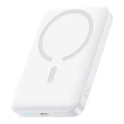 Зовнішній MagSafe акумулятор Baseus EnerFill FM11 Ultra-Mini Power Bank 10000mAh 22.5W White - мініатюра 2