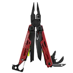 Мультитул Leatherman SIGNAL CRIMSON + синтетический чехол (832745) [60742]