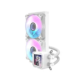 Система рідинного охолодження DARKFLASH DV240S WHITE - мініатюра 3