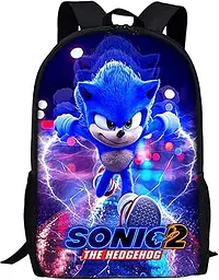 Рюкзак для школи з принтом Сонек Sonic the Hendehog 2 - мініатюра 1