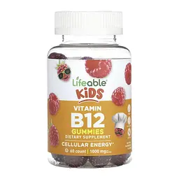 Вітамін B12 (для дітей), Vitamin B12 Kids - 60 gummies