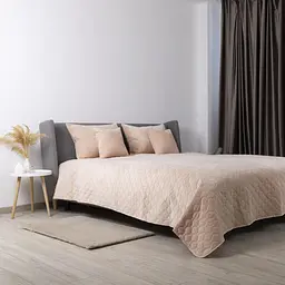 Покривало ТЕП Velour пудра ромб прямий 240 x 260 см (4-00518_21709) - мініатюра 5