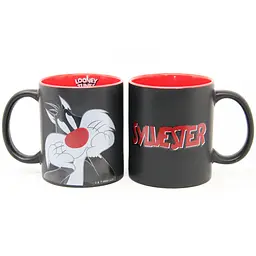 Чашка керамічна Warner Bros Циліндр Color mix Looney Tunes Sylvester 2 350 мл (55001631) - мініатюра 4