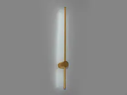 Бра настінне LED Diasha 2039/800 oxide gold, 7W, золото сатин, 385 лм, металевий каркас, сучасний стиль для дому - мініатюра 3