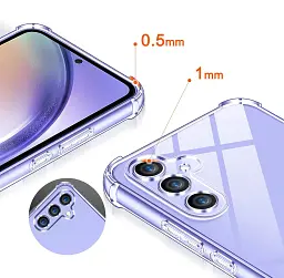 Панель BeCover Anti-Shock для Samsung Galaxy A54 5G SM-A546 Clear (709085) - мініатюра 4