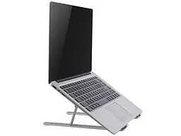Підставка для ноутбука HiSmart LPS03-3 Aluminum Silver (HS082826) - мініатюра 8