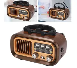 Радіоприймач NNS NS-7771BT — портативний Bluetooth FM/AM акумуляторний - мініатюра 3