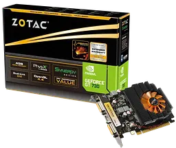 Відеокарта GeForce GT 730 4GB Zotac Synergy (ZT-71109-10L) Б/В