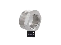 Футорка RAFTEC 1"Зх3/4"В латунь, ЗВ, DN25х20, нікель, F0302 - мініатюра 3