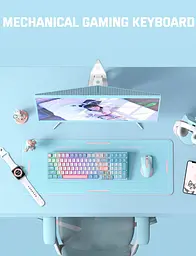 Клавіатура Onikuma ігрова бездротова G28 3 режими підключення RGB підсвітка акумулятор до 300 годин - мініатюра 8