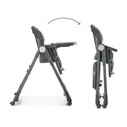 Стілець для годування Kinderkraft Tulo Grey (5902533928798) - мініатюра 3