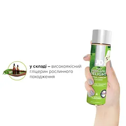 Змазка на водній основі JO H2O — Green Apple (120 мл) без цукру, рослинний гліцерин - мініатюра 4