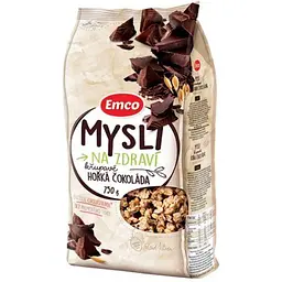 Мюслі Emco Mysli Horka Cokolada Гіркий шоколад 750 г