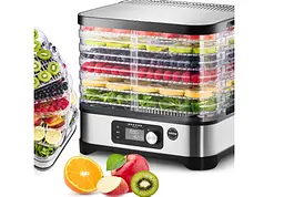 Сушарка для овочів фруктів ягід та снеків дегідратор Mozano PRO Food Dryer 450W - мініатюра 3