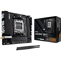 Материнська плата AsRock A620AI WIFI (A620AI WIFI) (Socket AM5, AMD A620A, Mini-ITX) - мініатюра 5