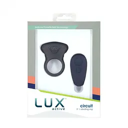 Віброкільце з пультом керування Lux Active Circuit Vibrating Cock Ring, 8х3.2 см (синій) - мініатюра 4