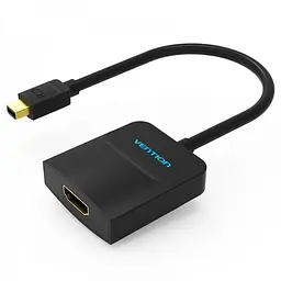 Адаптер Vention mini DisplayPort - HDMI (M/F), 0.15 м, Чорний (HBCBB)