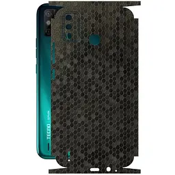 Защитная пленка StatusSKIN для Tecno Spark Go 2020 Корпус Винил Соты черные