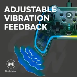Геймпад Canyon Brighter GP-02 Wired RGB 4in1 PS3/Android BOX-TV/Nintendo Crystal (CND-GP02) - миниатюра 4