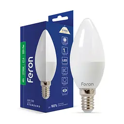 Світлодіодна лампа Feron LB-720 4 Вт E14 2700K