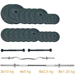 Набір штанг + гантелі Newt Gym Set 2 Rock Pro NE-PL-SET2-80 80 кг - мініатюра 2
