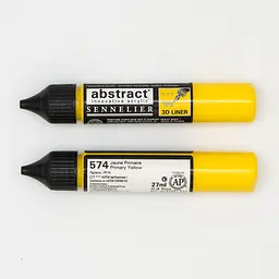 Лінер акриловий Sennelier Abstract, 3D, 27 мл, Основний жовтий (Primary Yellow)
