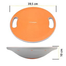 Балансувальна платформа Cornix кругла, пластикова Orange/Grey XR-0444 - мініатюра 7