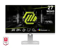Монітор MSI 27" MAG 274QRFW 2xHDMI DP Audio IPS 2560x1440 180Hz 1ms sRGB 123% FreeSync Pivo teh0014266 - мініатюра 2