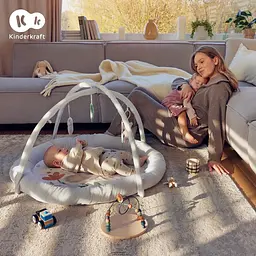Розвивальний килиимок Kinderkraft Cozyplay (KPCOZY00LGR0000) - мініатюра 15