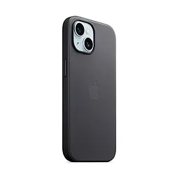 Чехол для Apple iPhone 15, FineWoven Case with MagSafe, черный, защитная накладка из материала FineWoven, противоударный, для iPhone, защита всего корпуса, поддержка беспроводной зарядки и MagSafe, (ARM71960) - мініатюра 2