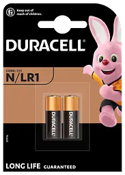 Спеціальна лужна батарейка Duracell N 1,5V, (E90 / LR1), 2 шт. в упаковці
(6409651) - мініатюра 2